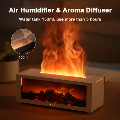 Flame Aromatherapy Essential Oil Diffuser