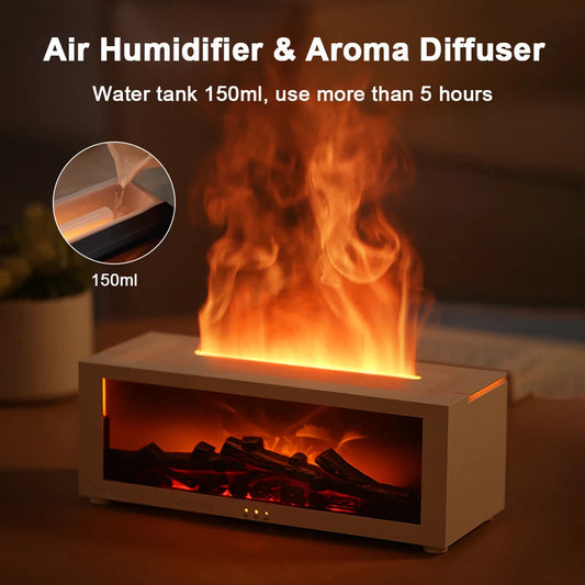 Flame Aromatherapy Essential Oil Diffuser
