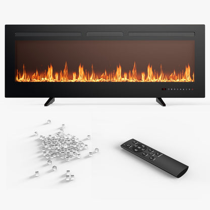 Electric Fireplace Heater 1500W/750W with Remote