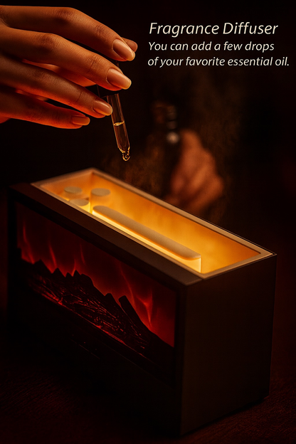 Flame Aromatherapy Essential Oil Diffuser