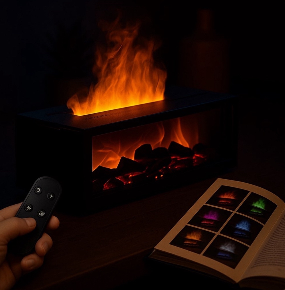 Flame Aromatherapy Essential Oil Diffuser