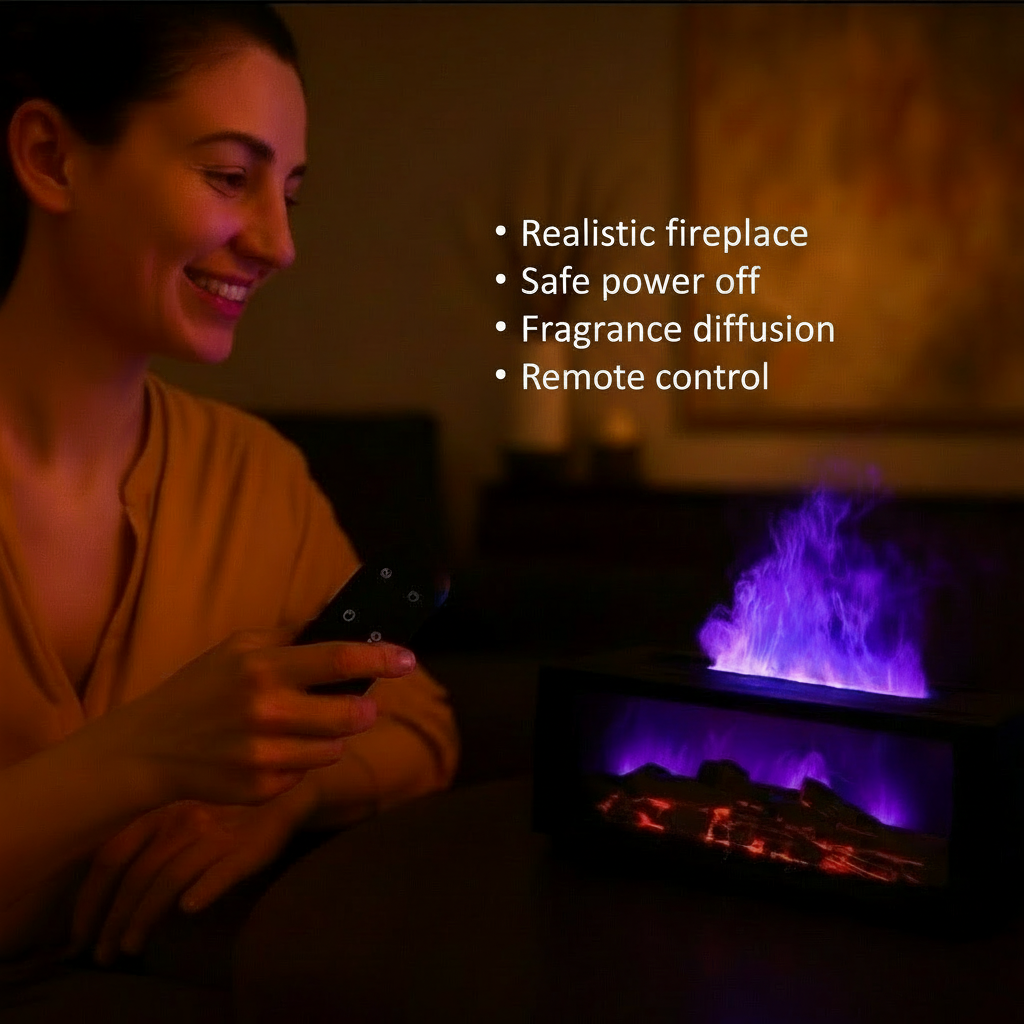 Flame Aromatherapy Essential Oil Diffuser