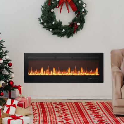Electric Fireplace Heater 1500W/750W with Remote