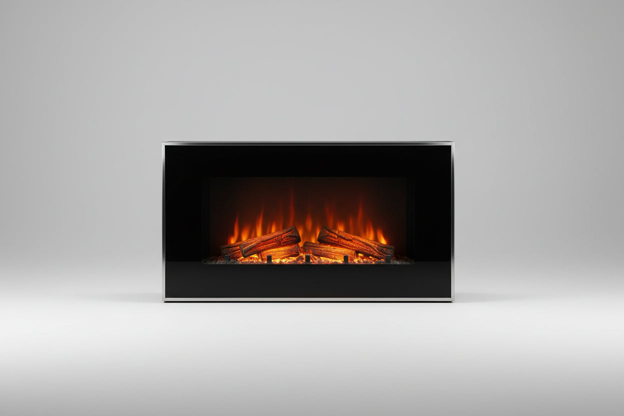 Electric Fireplace Heater 1500W/750W with Remote